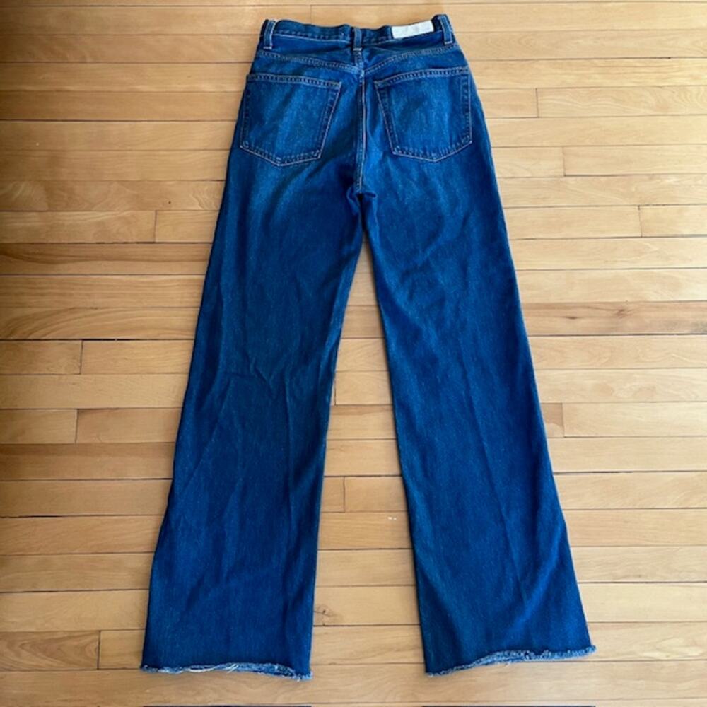 Re/done 70s ultra high rise wide leg jeans, size 27 - Picture 8 of 10